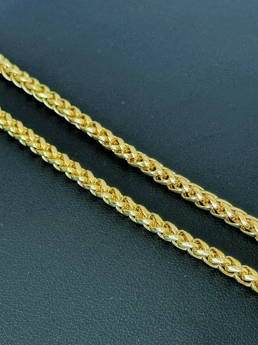 4mm Spiga/Wheat Chain 18" - Gold Tone