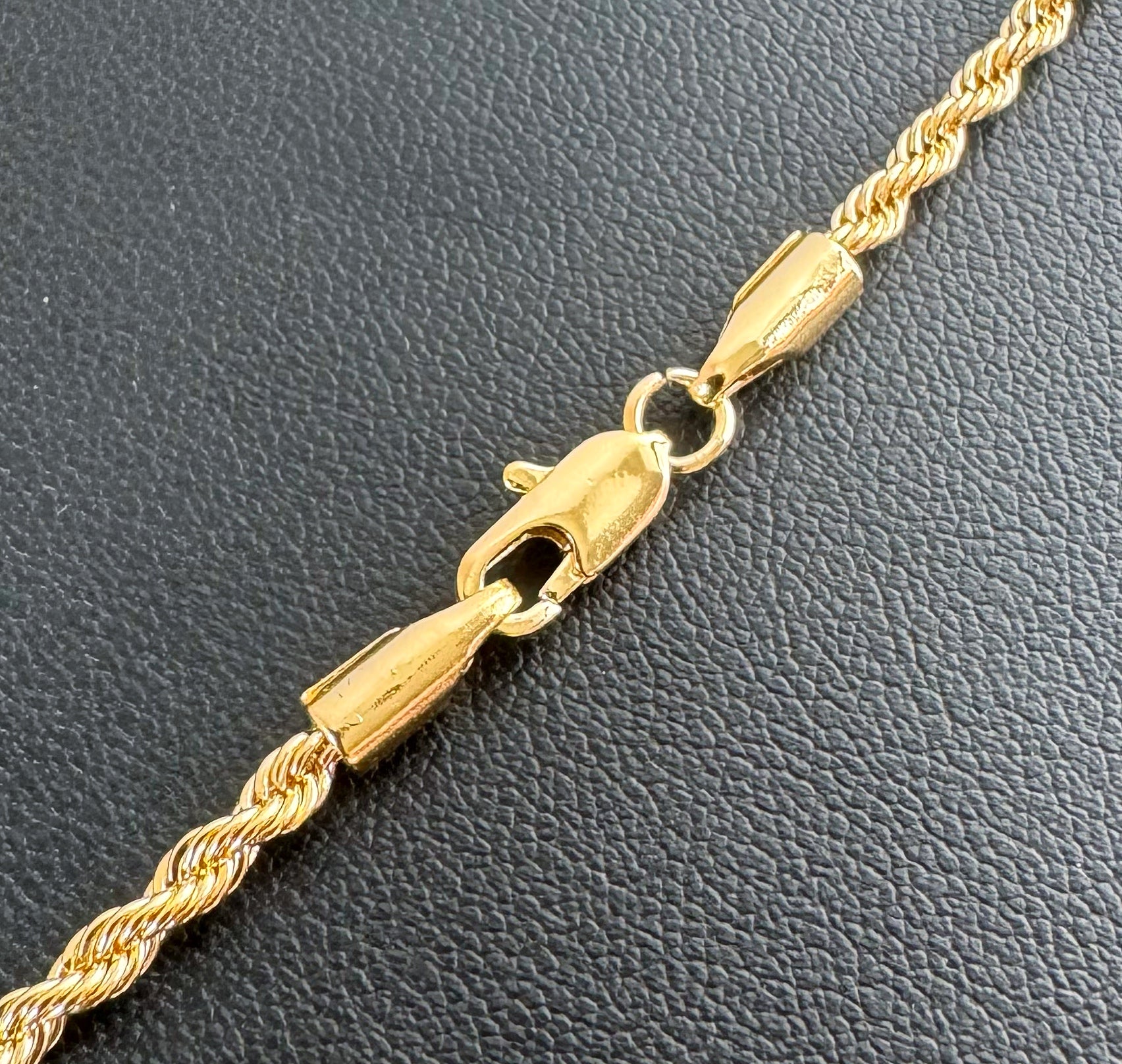 3mm Rope Chain - Gold Tone