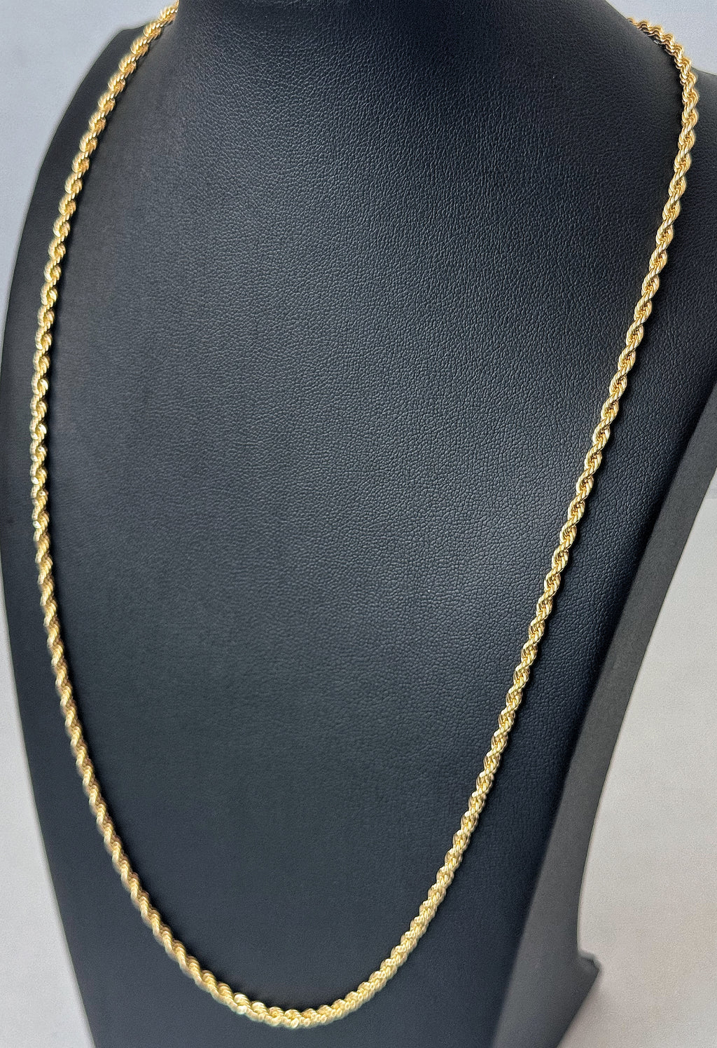 4mm Rope Chain - Gold Plated